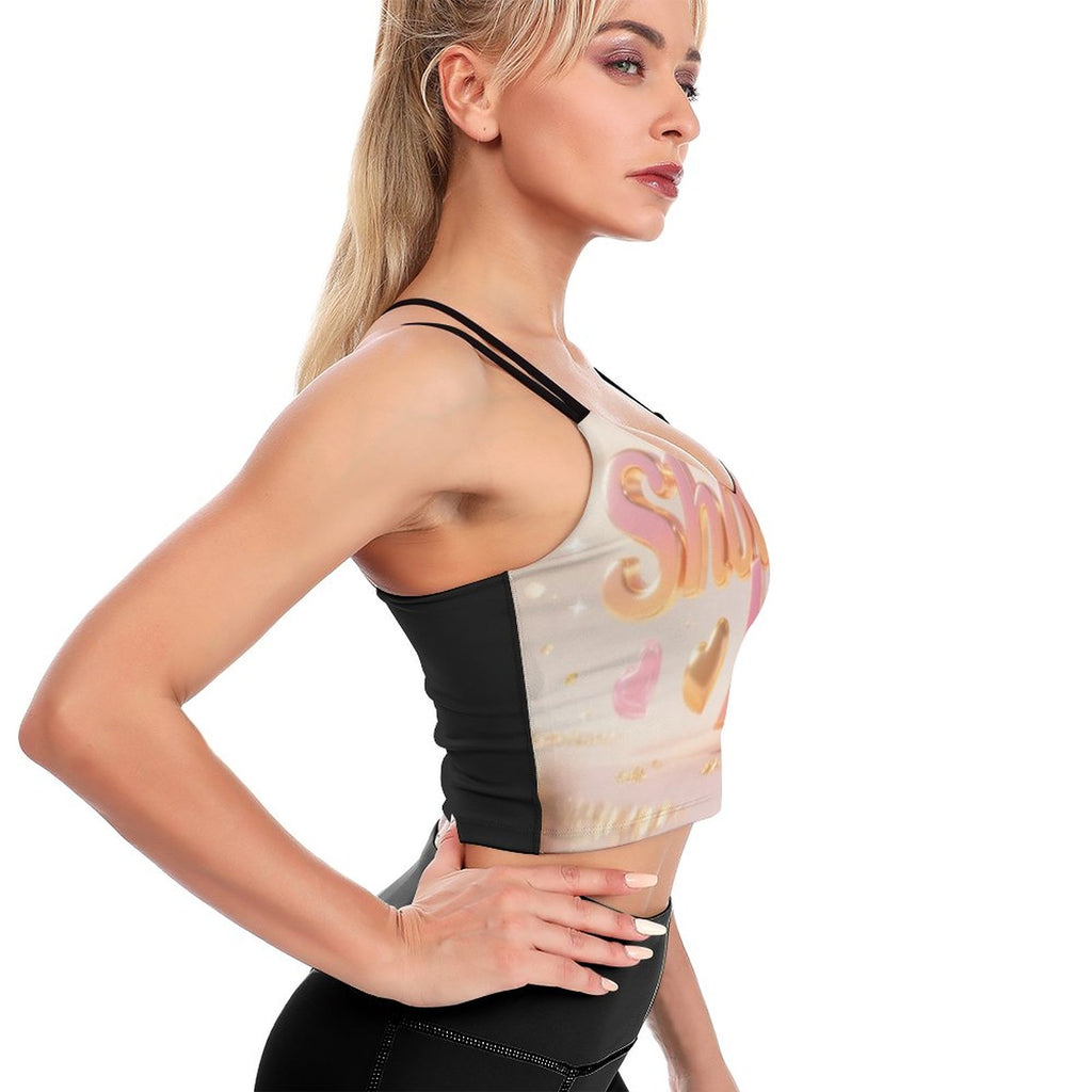 S+L Workout Crop Yoga Tank Top