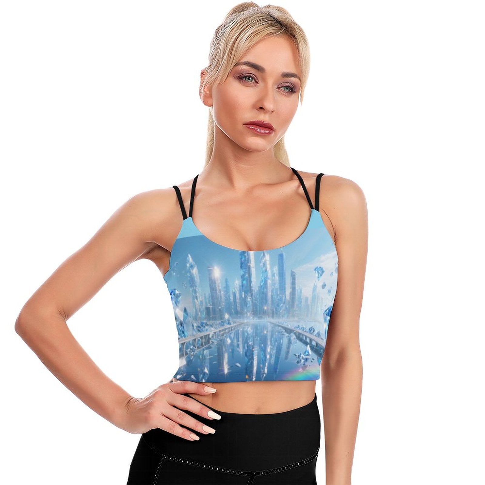 S+L CC Workout Crop Yoga Tank Top