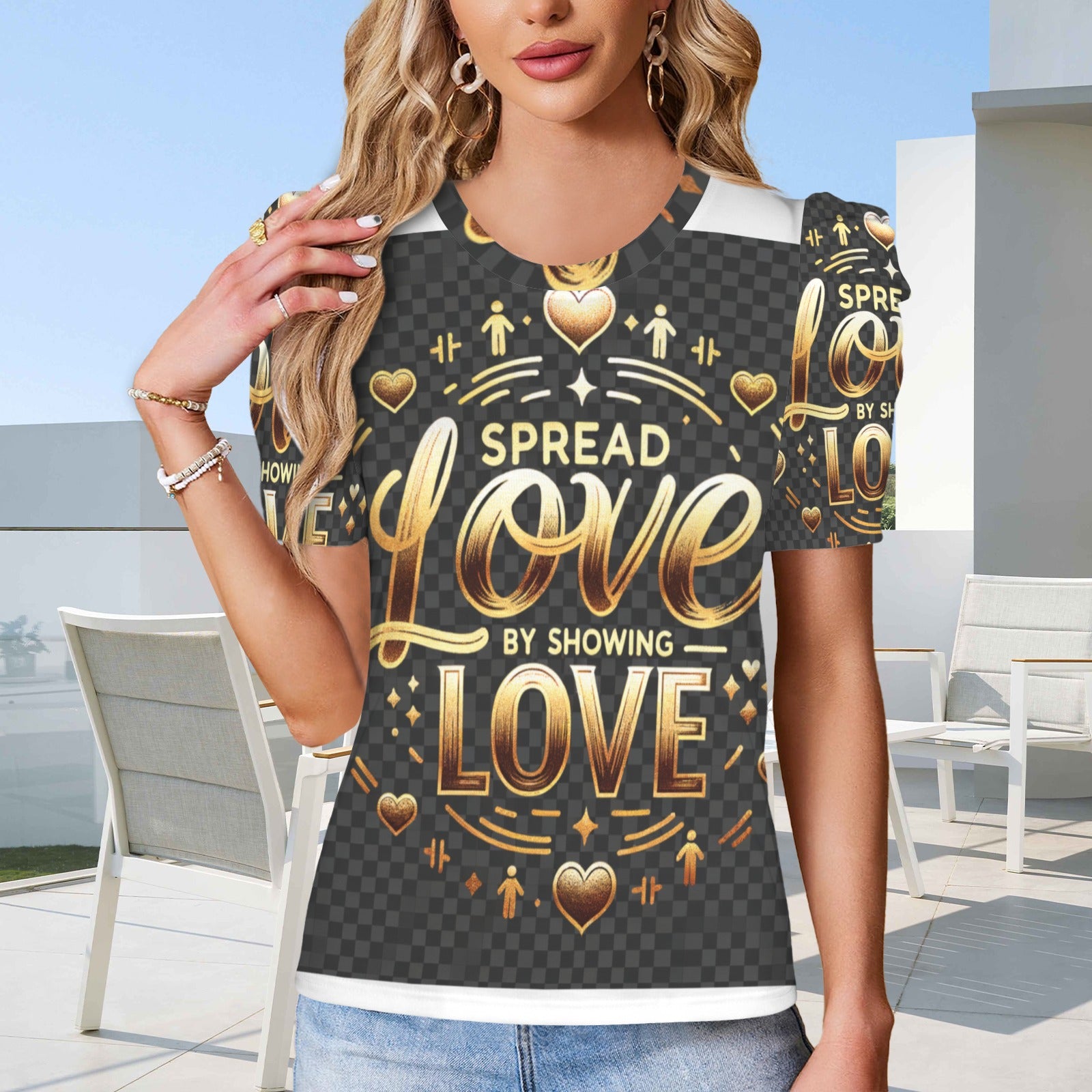 Spread Love Black & Gold