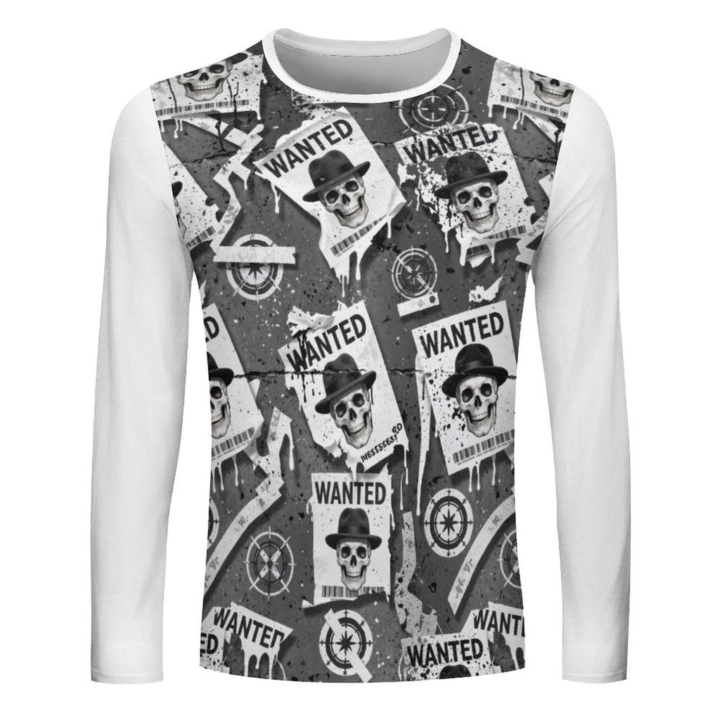 HITMAN INK "WANTED" Men's Cotton T-Shirt